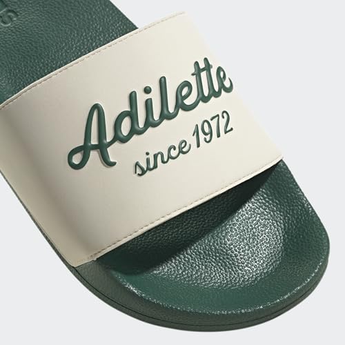 Image of adidas Women ADILETTE SHOWER Synthetic Swim Slide FTWWHT /GOLDMT /BOGOLD | LUT50