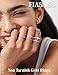 FIASASO 5Pcs Stackable Silver Rings For Women Non Tarnish Dainty Cubic Zirconia Waterproof Stacking Rings Silver Minimalist Band Ring Stacks For Women Trendy No Tarnish Thin Fashion Thumb Ring Size 9