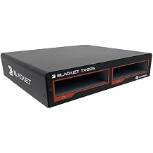 Blackjet TX-2DS Thunderbolt 3 Cinema Dock System 2-Bay Modular Media & NVMe Workflow Dock for Pro Video Editing, DIT, and Studio Production Thunderbolt 4 / USB4 Compatible Apple Mac & Windows