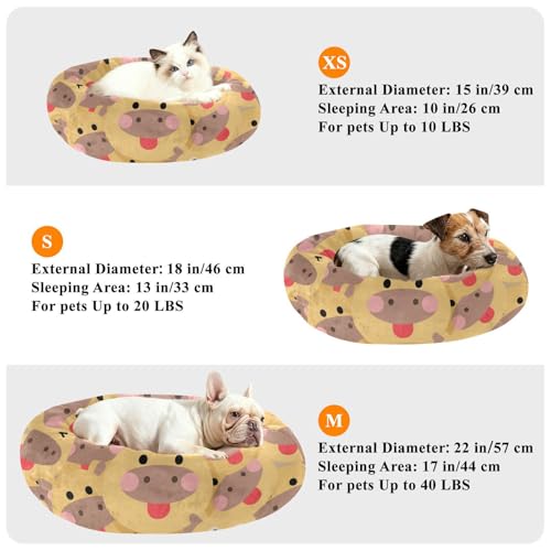 Lit antidérapant chat petite taille panier motif vache S - 8