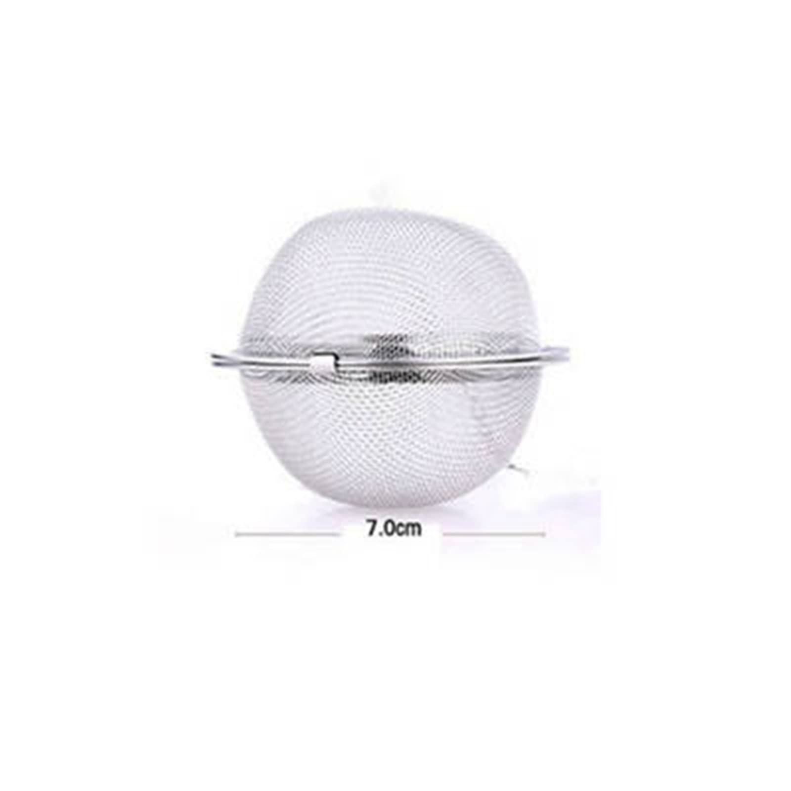 Colador de té de acero inoxidable con bloqueo esférico para especias, filtro de bola de té, filtro de malla, utensilios de cocina