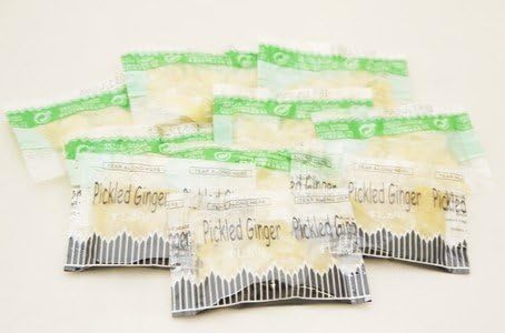 Pickled Ginger - 10 x Individual Sachets for lunchboxes