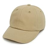 Urban Virgin Toddler Baseball Hat Baby Boys Cap Girls Adjustable Dinosaur Baseball Hats Kids Boy Caps Toddler Sun Hats Pure Khaki 4-7 T