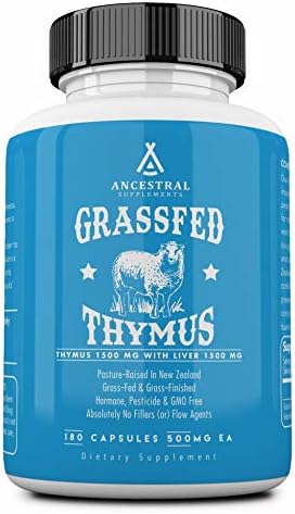 Ancestral Supplements Grass Fed Ovine (Sheep) Thymus Glandular Ex...