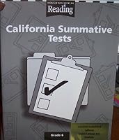 Houghton Mifflin Reading California: Summative Tests Blackline Masters Grade 6 0618160175 Book Cover