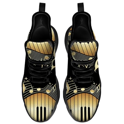 Men's Women's Music Note Shoes Music Sheet Sneakers Tennis Shoes Gifts for Men Women3