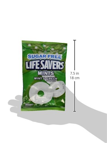 Life Savers Sugar Free Hard Candy, Wint-O-Green-2.75 oz, 3 Pack