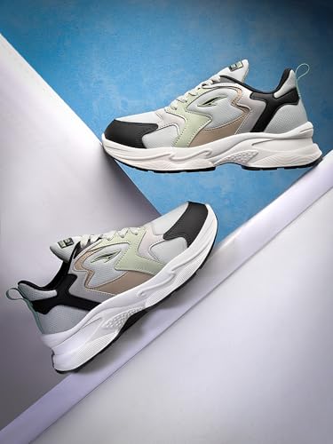 Image of ASIAN Aroma-02 Women's Chunky Sneakers | Lightweight Memory Foam Cushioning | Breathable Mesh Upper | Stylish Thick-Sole Casual Shoes