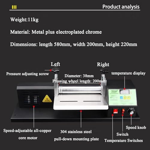 Elektryczna maszyna do rysowania skóry do torebki do usuwania kleju skórzanego, automatyczna stała temperatura 0-150°C, prędkość obrotowa 150 obr./min, nacisk cylindra paska na ramię