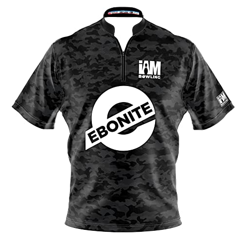 Logo Infusion Dye-Sublimated Bowling Jersey (Sash Collar) - I AM Bowling Fun Design 2044-EB - Ebonite (XX-Large) Multicolored