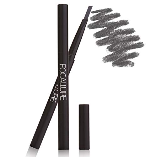 FOCALLURE Eyebrow Pencil and Shaper,Long-lasting Waterproof Sweatproof Double-Headed Makeup Pen