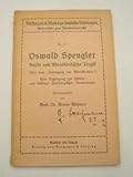 Oswald Sprengler - Prof. Dr. Bruno Wehnert 