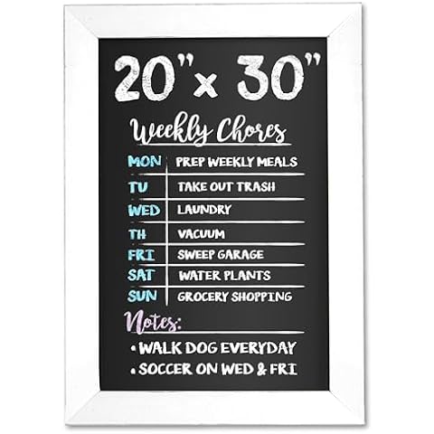 Ilyapa Rustic Magnetic Kitchen Chalkboard Sign Cover