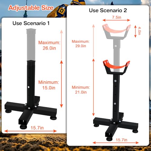 Image of Adjustable Farrier Stand Metal Hoof Stand Hoof Stand for Horses Hoof Jack Farrier Stand Equine Trimming Shoeing Barefoot Horse Hoof Trimming Tools Veterinary Instruments Grip Hoof Care Tools