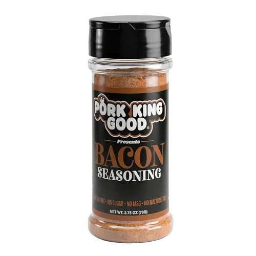 Pork King Good Bacon Seasoning for Grilling, Cooking, and Popcorn Seasoning - Keto Friendly, Paleo,...