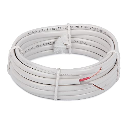 Image of OXCORD Twin Flat 2 Core Copper Wires and Cables for Speaker 75mm (5 Yard / 4.57 Meter / 15 Feet)
