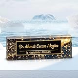 LANHUIYY Plaque signalétique de bureau acrylique personnalisée,...