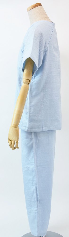 Amazon.co.jp: UCHINO マシュマロガーゼパジャマ メンズ 半袖 (M