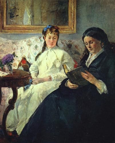 Pinturas famosas en lienzo decorativas de Berthe Morisot cuadro vertical 60x90