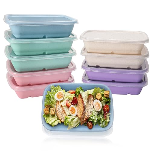 32 oz Reusable Meal Prep Containers,10Pcs Food Storage Containers with Lids - image 1