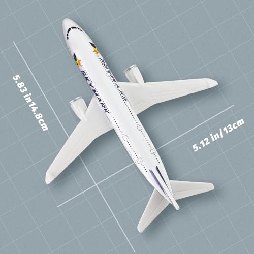 Modelo de avión American Skymark a escala réplica de coleccionista en metal para exposición 2