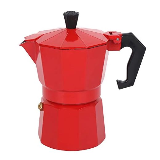 Winnfy Moka kruka aluminium espressomaskin spishäll 6 kopp espresso perkolator tillbehör för kontor hemmabruk