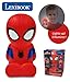 LEXIBOOK Spider-Man Nocturna Colorida de Bolsillo LED para niños, Cambio de Color,...