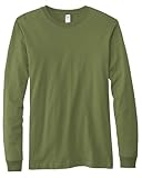 Bella 3501 Mens Jersey Long Sleeve Tee - Olive44; Medium