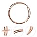 JEWEDECO Copper Tubing 5mm Od X 4mm Id Soft Pure Copper Coil 1 Meter for Hvac Refrigeration System Air Conditioner DIY Industrial and Residential Ac