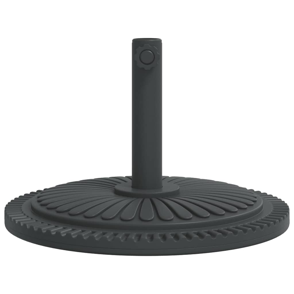 Base per Ombrellone per Pali Ø38/48 mm 12 kg Rotonda,Base per ombrellone in Cemento Fuso Resistente,per Giardino,Veranda,Gazebo