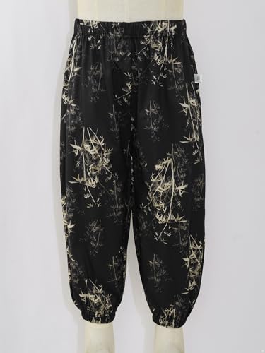 Hansber Kids Girls Boys Casual Pants Lightweight Loose Sweatpants Jogger Drawstring Pants for Beach Park3