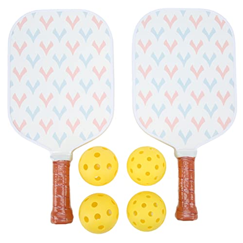 Pás de Pickleball, Força de Conjunto de Pickleball de Fibra de Carbono para Uso Interno