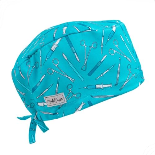 Touca Gorro Estampas Masculina e Feminina (Azul Estampado)
