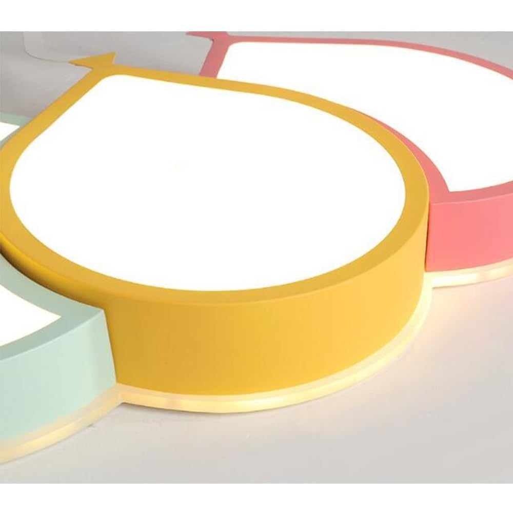 LED Ballon Deckenleuchte Für Kinder Kreativ Kinderzimmer Lampe 36W Dimmbar Mit Fernbedienung Jungen Und Mädchen Schlafzimmer Deckenlampe Acryl Lampenschirm Esszimmer Wohnzimmer Licht 3 Luftballons