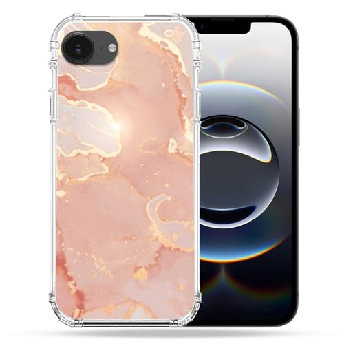 Coque iPhone 17e marbre rose pour protection quotidienne