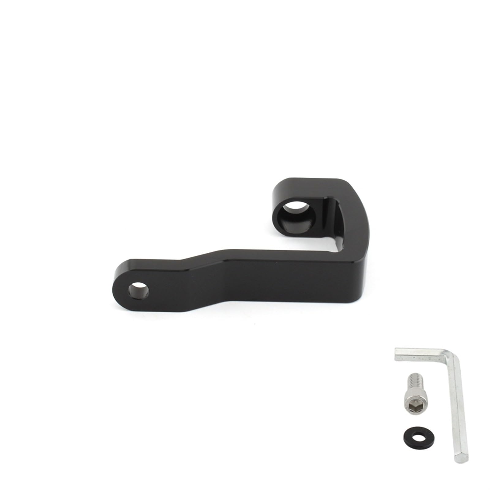 Fit for Harley Sportster 2004 Headlamp Light Mounting Bracket Extension Motorcycle Headlight Mount Block headlamp Bracket(Black)
