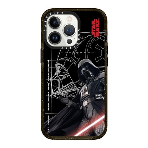Coque iPhone 13 Pro Magsafe CASETiFY Dark Vador pour fans de Star Wars noir