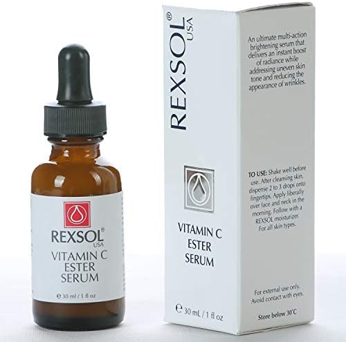 REXSOL Vitamin C Ester Serum | An Ultimate Multi-Action Brightening Serum | RadianceBoost Vitamin C Serum | Skin Brightening & Hydration | 30ML