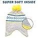 Nickelodeon Boys' Baby Shark Winter Hat and 2 Pairs of Mitten Set (Toddler), Size Age 2-7, Yellow/Grey Glove