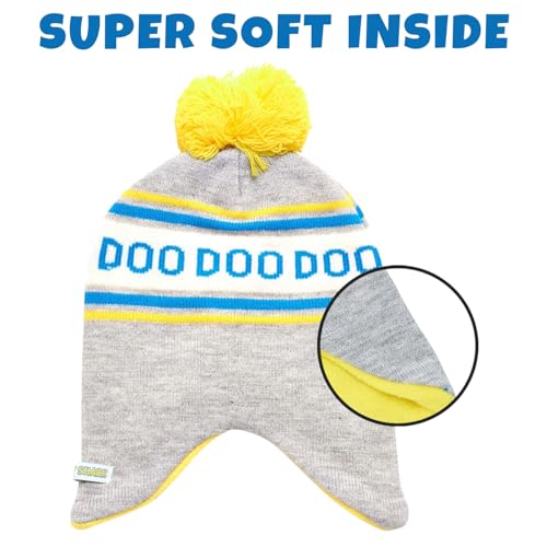 Image of Nickelodeon Boys' Baby Shark Winter Hat and 2 Pairs of Mitten Set (Toddler)