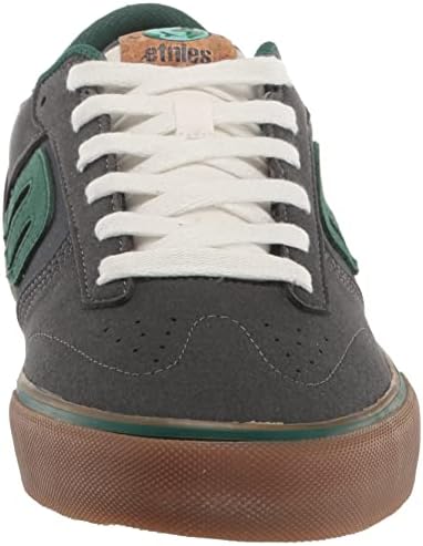 Etnies Men's Windrow Vulc Low Top Skate Shoe, Dark Grey/White/Gum, 8.5 | Image 1