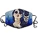 Produktbild Mundschutz, Anti-Staub-Hautschutzmasken, Atemschutzmaske Cool Goth Gotik Gothic Smoke Girl Art Blue