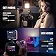 NEEWER Magnetische RGB Kamera Videolicht, 360°Vollfarben RGB61 Mini LED Panel Videoleuchte mit 3 Cold Shoe Halterungen/CRI 97+/20 Szenenmodi/2500K-8500K/2000mAh Tragbare Fotografie Selfie Licht