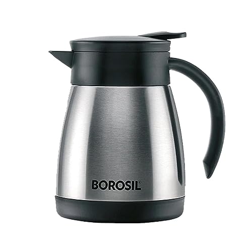 Borosil 500ml Silver Stainless Steel Teapot - Image 2