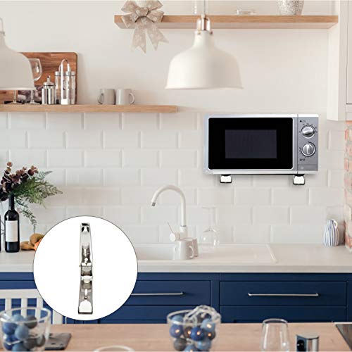Lurrose Suporte para Suporte de Parede para Forno de Micro-Ondas 2Pcs Prateleira Suporte para Forno