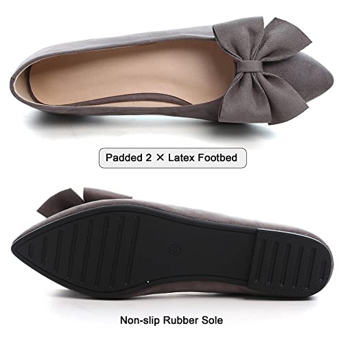 Image of Dear Time Women's Ballet Flats Dress Ballet Shoes Slip on for Office Work Comfortable Shoes
