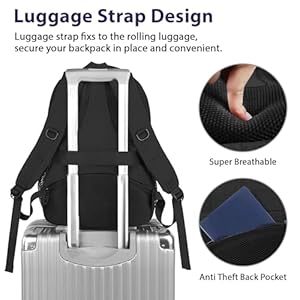 MATEIN School Laptop Backpack Large TSA Friendly College Computer Bookbag with Laptop Compartment Fits 17 Inch Notebook Water Resistant Business Work Travel Bag Graduation Gifts for Men Women