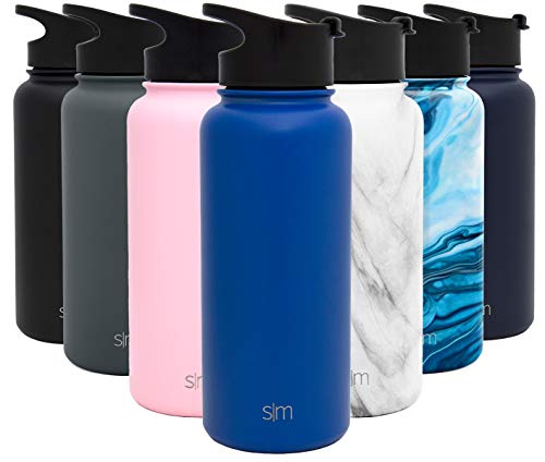 Simple Modern 32 Ounce Summit Water Bottle - Stainless Steel Tumbler Metal Flask