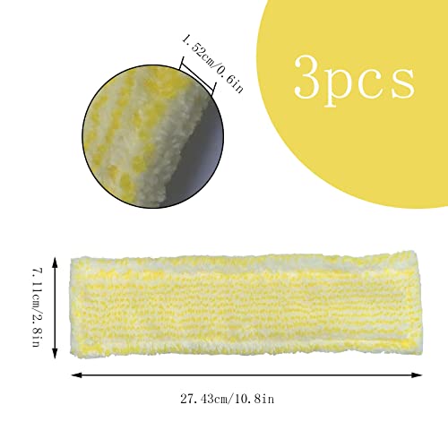 Puedno Tamponi per mocio in microfibra in velcro