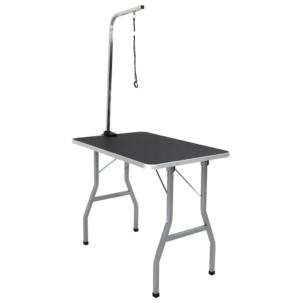Tomostar Table de Toilettage pour Chien Pliante, Table de Tonte Ajustable pour Chiens Chats 1 Potence